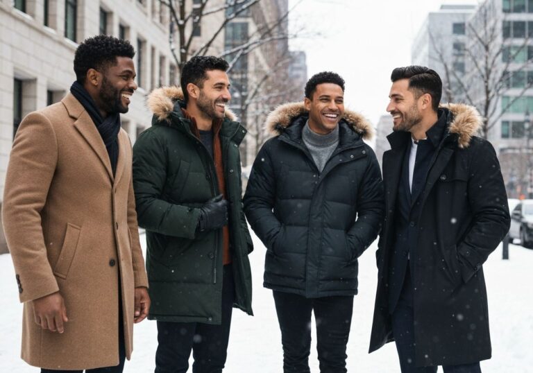 4 męskie płaszcze zimowe, które zapewnią ciepło, komfort i styl
